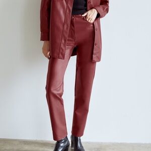 Aritzia Wilfred Melina Straight Leg Pants